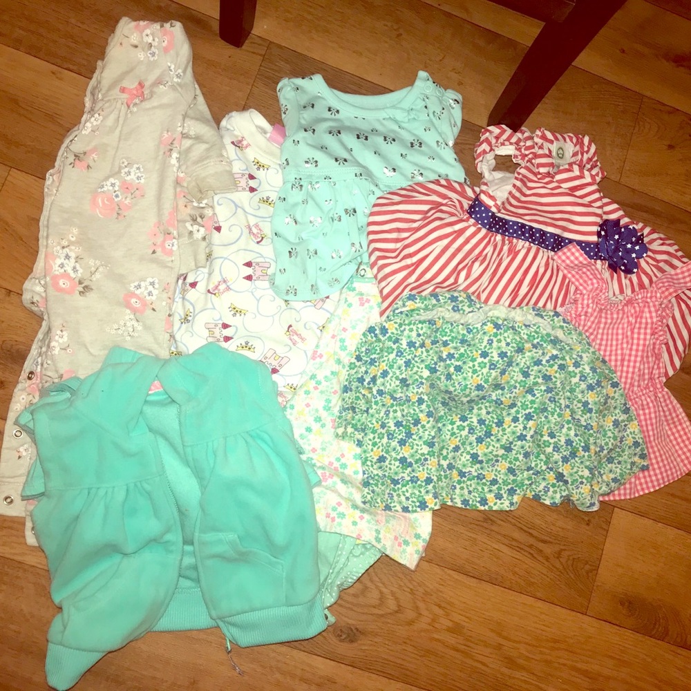 10pc 12m girl clothes